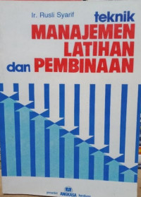 Image of TEKNIK MANAJEMEN LATIHAN DAN PEMBINAAN